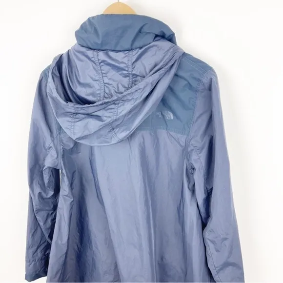 The North Face Womens Flychute Wind Resistant Navy A-Line Jacket Size Medium