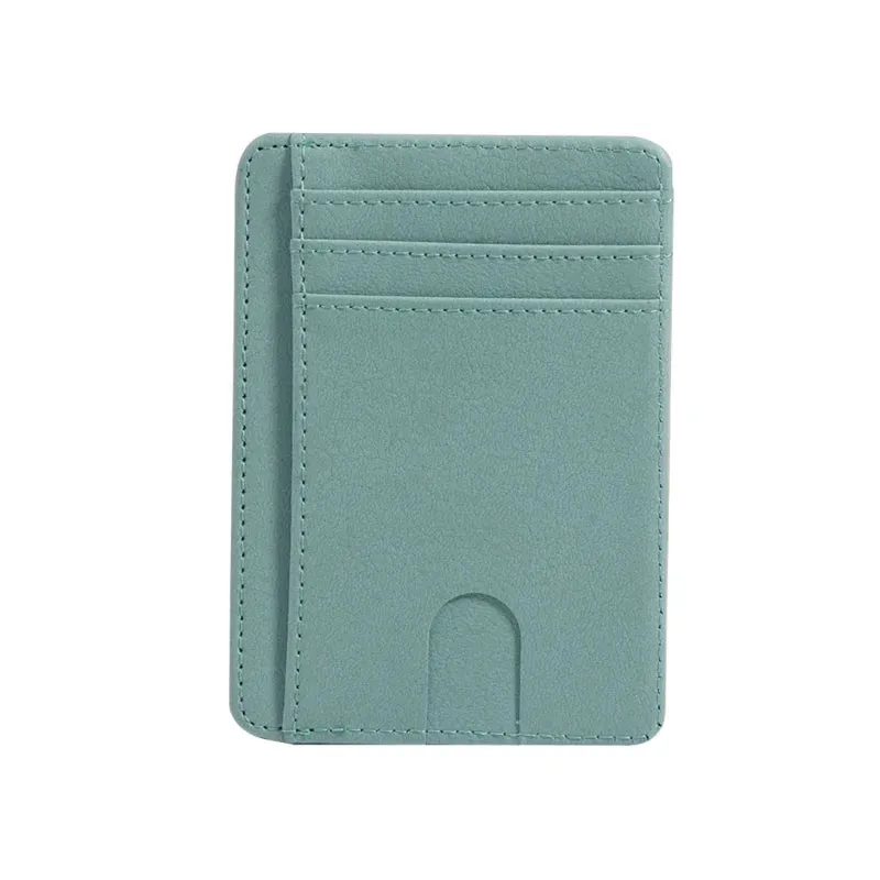THINKTHENDO Slim RFID Blocking Leather Wallet Credit ID Card Holder Purse Money Case for Men Women 2020 Fashion Bag 11.5x8x0.5cm