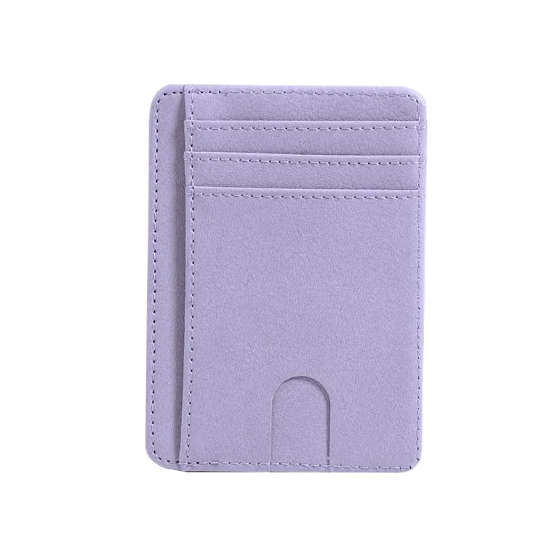 THINKTHENDO Slim RFID Blocking Leather Wallet Credit ID Card Holder Purse Money Case for Men Women 2020 Fashion Bag 11.5x8x0.5cm