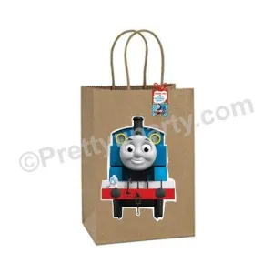 Thomas the Train Theme Gift Bags - Pack of 10