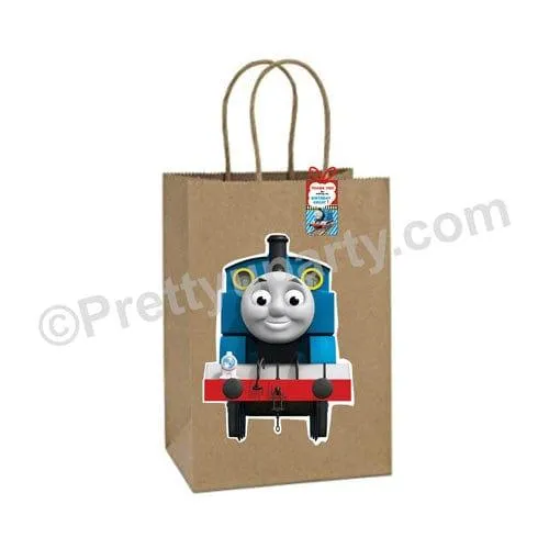 Thomas the Train Theme Gift Bags - Pack of 10