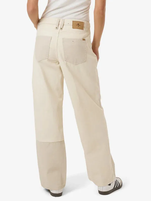 Thrills Pieces Billie Low Jean - Alabaster