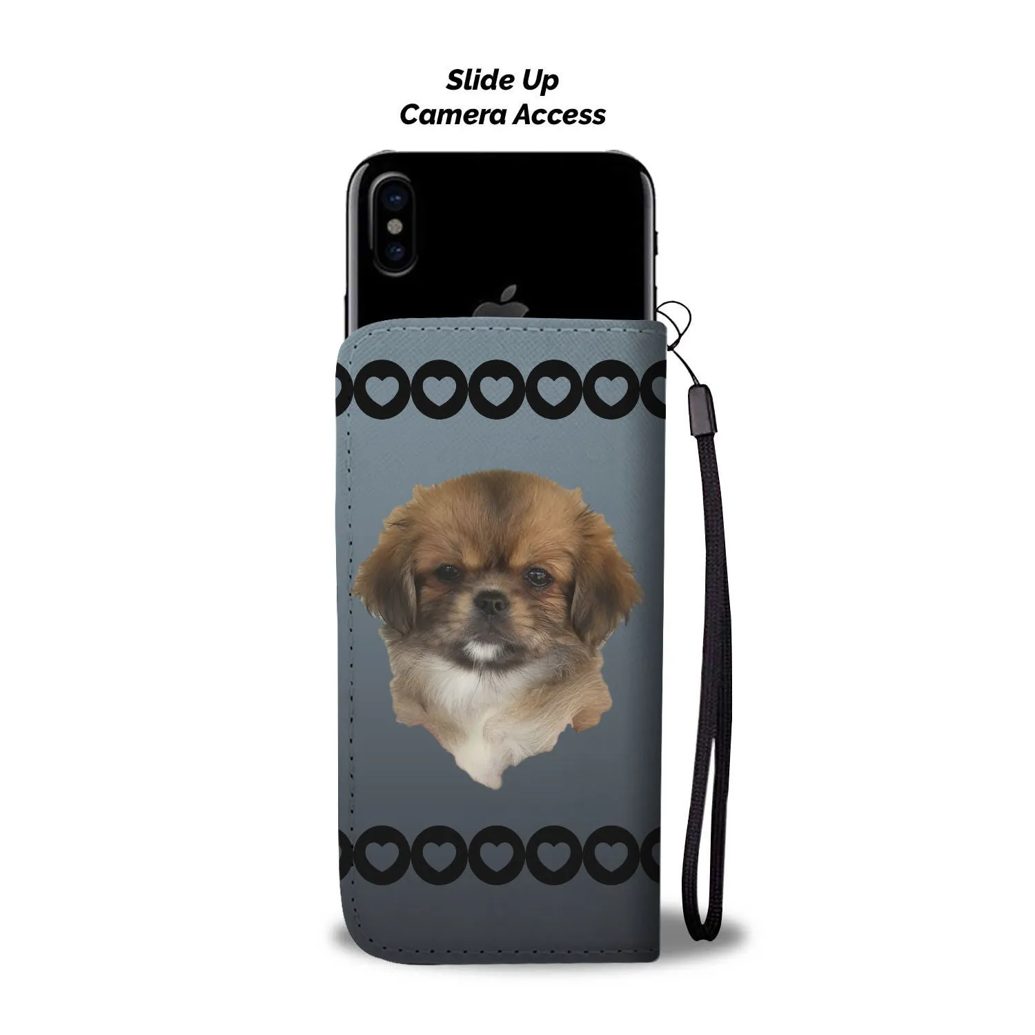 Tibetan Spaniel Puppy Phone Case Wallet