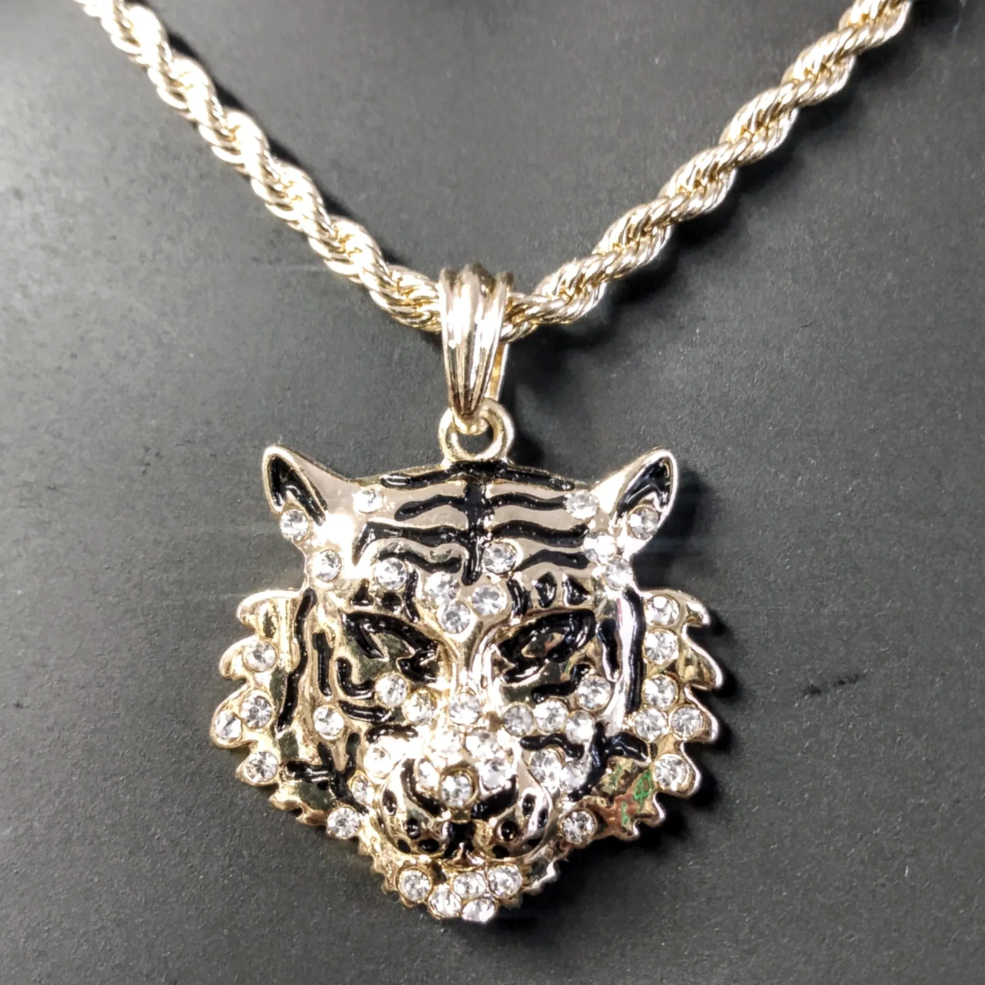 Tiger Pendant Necklace $25 OptimismIC Wigs and Gifts West St Paul