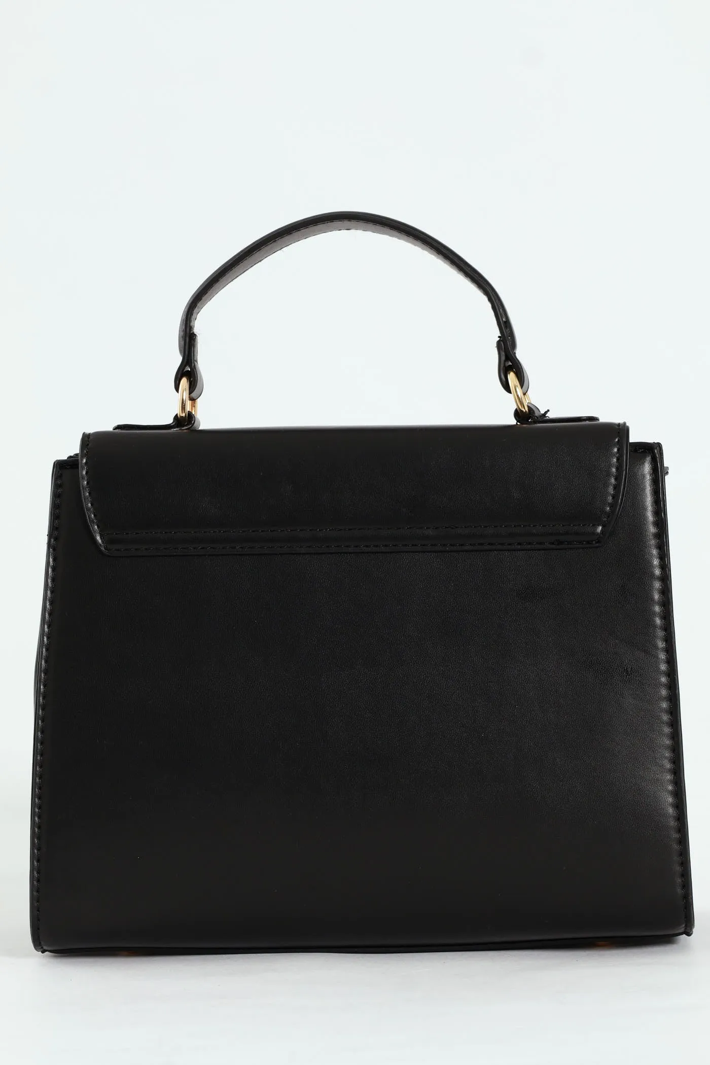 Top Handle Satchel - Black