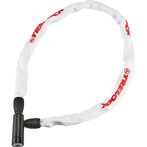 Trelock BC 115 Chain Lock - 110cm x 4mm - White
