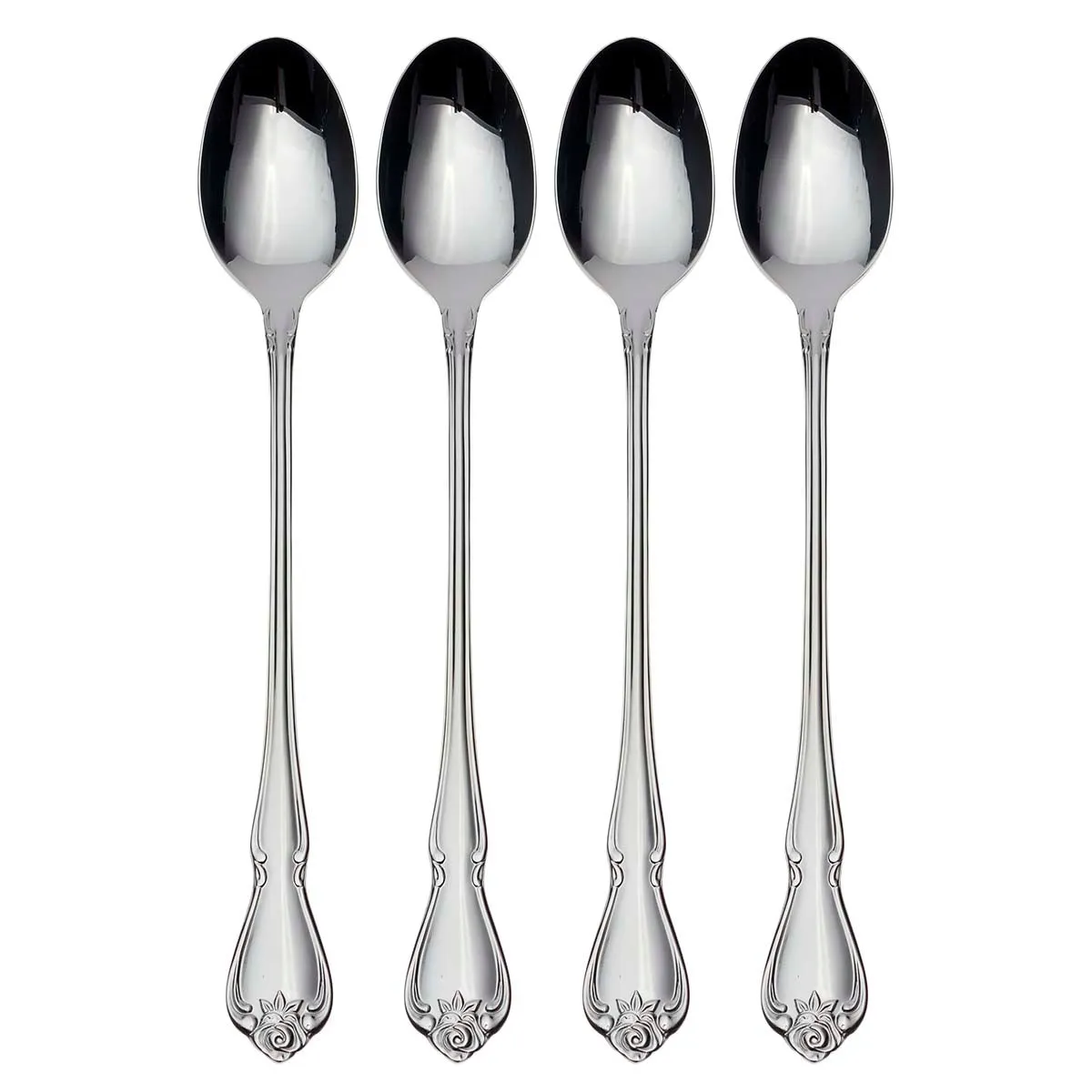 True Rose Everyday Flatware Tall Drink Spoons