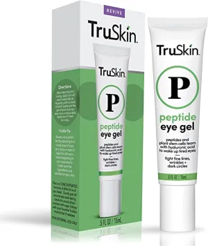TruSkin Eye Gel Advanced Formula, Plant Based with Hyaluronic Acid and Vitamin E