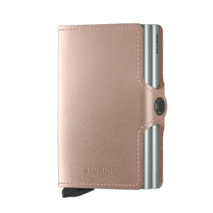 TWINWALLET METALLIC ROSE