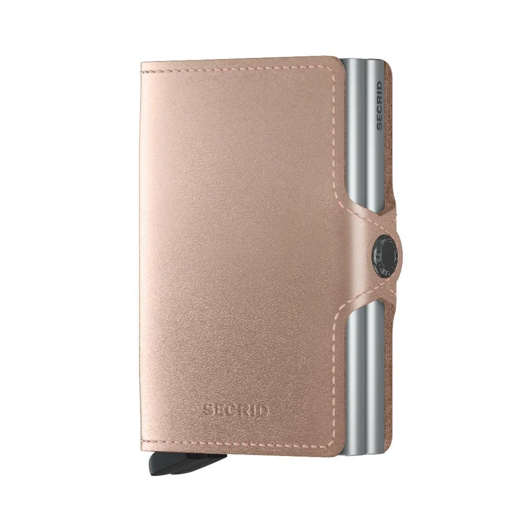TWINWALLET METALLIC ROSE