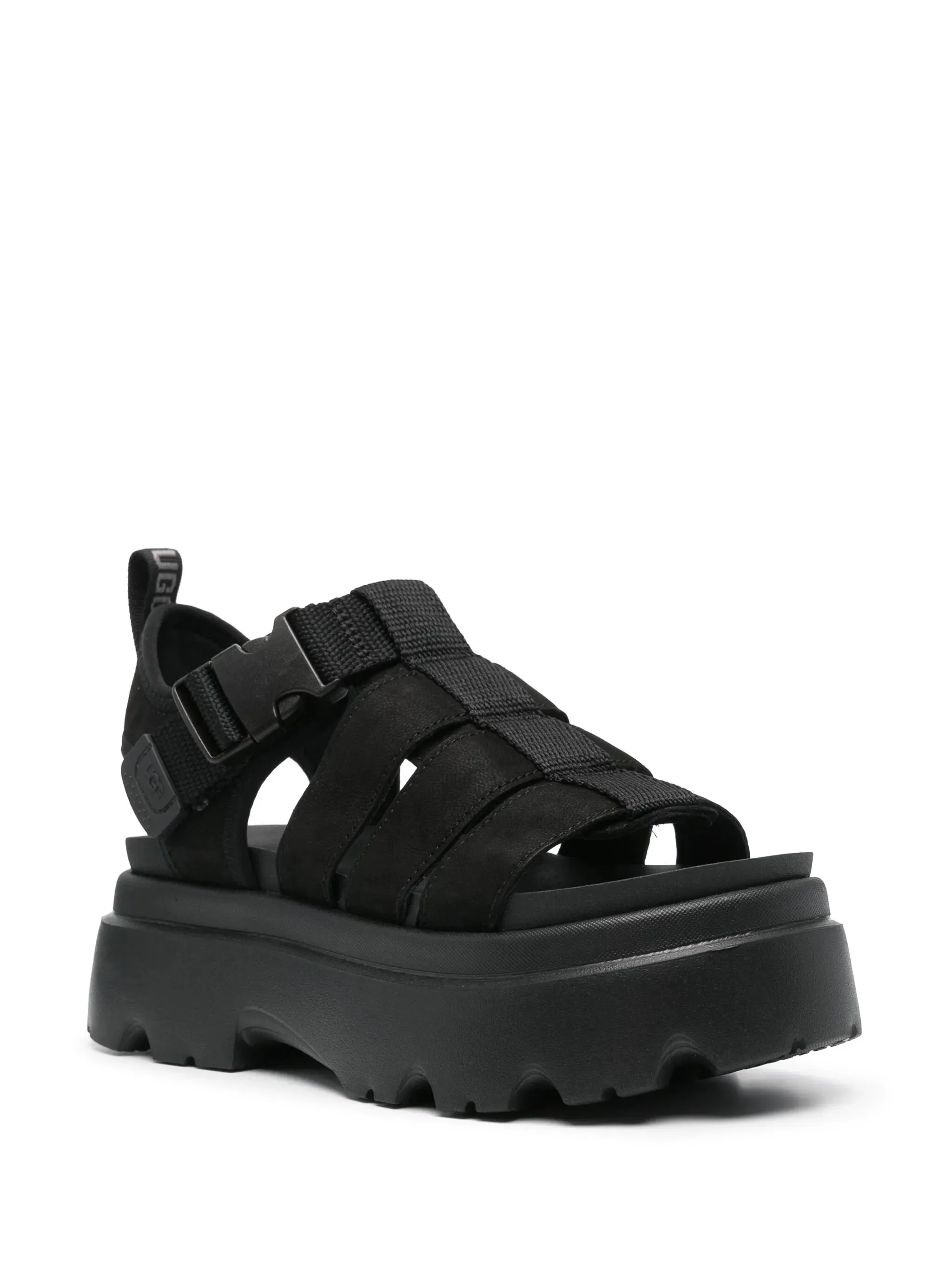 UGG WOMEN Cora Leather Sandals Black