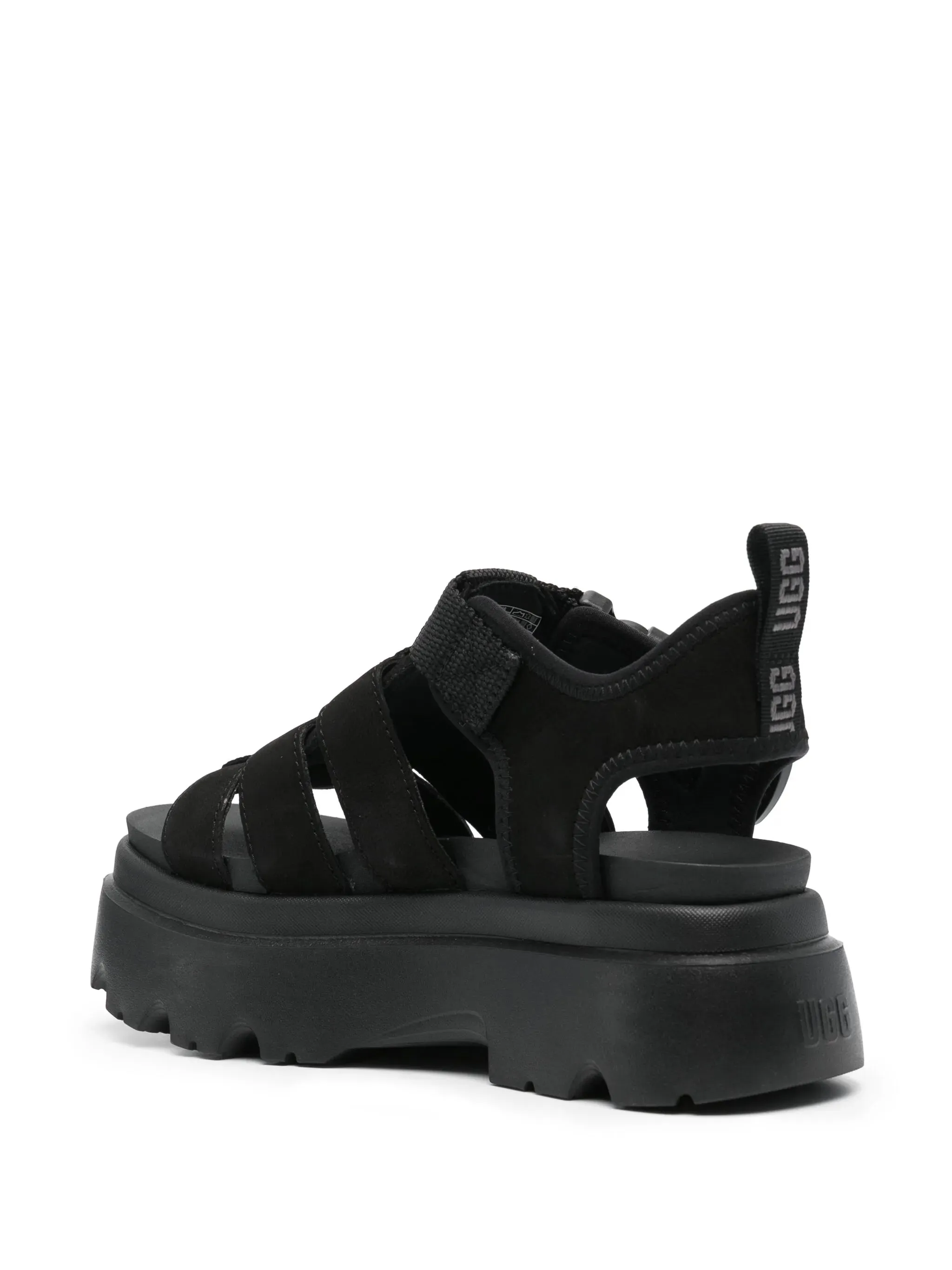 UGG WOMEN Cora Leather Sandals Black