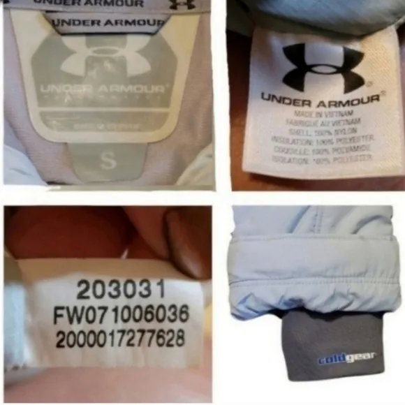 Under Armour Coldgear Insulated Jacket Sz S