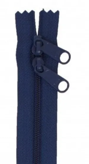Union Blue 30" Double Pull Zipper