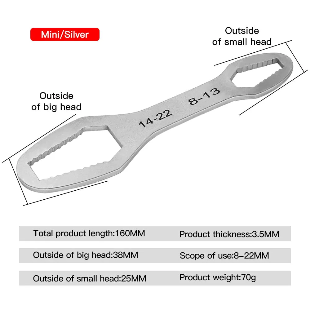 Universal Multifunctional Steel Torx 8-22mm "Tooth Profile" Factory Wrench