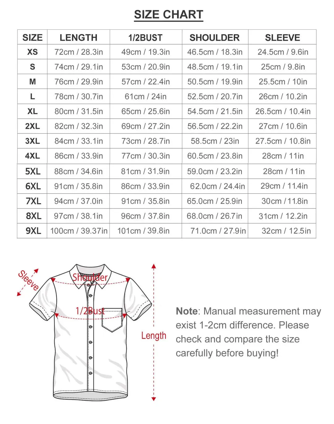 Valentine's Day Heart Art Chest Pocket Casual Shirt