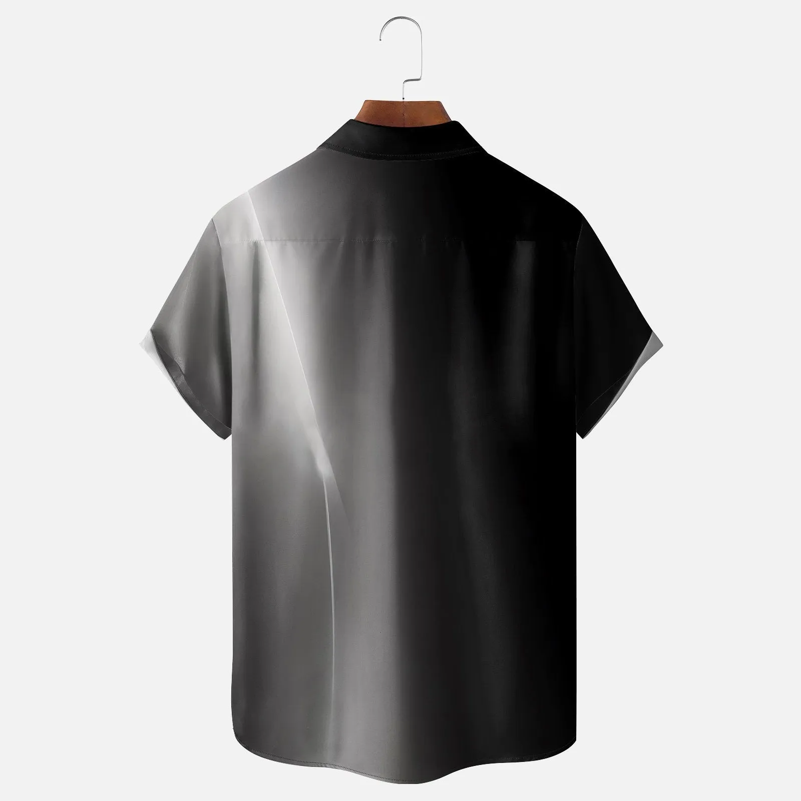 Valentine's Day Heart Art Chest Pocket Casual Shirt