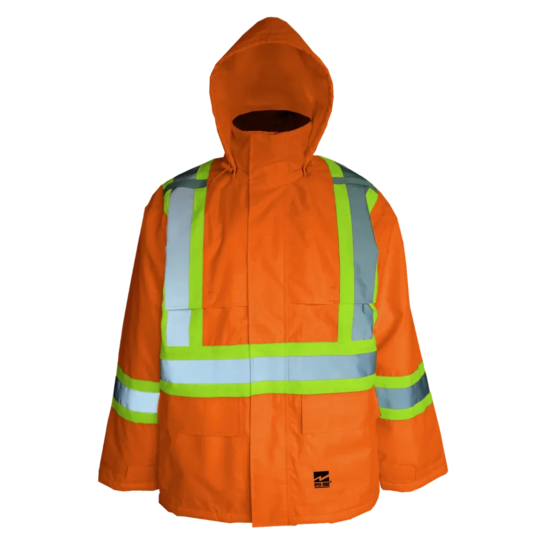 Viking 6326J Open Road 150D -22F Insulated Hi-Viz Jacket with Hood