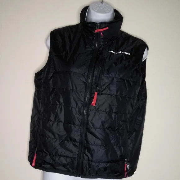 Vineyard Vines navy blue light weight quilt vest
