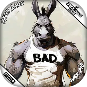War Pig | Bad Ass Muscles | ACL PRO Razor Cornhole Bags