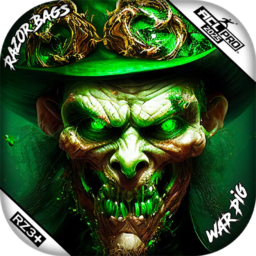 War Pig | Leprechaun Smile | ACL PRO Razor Cornhole Bags