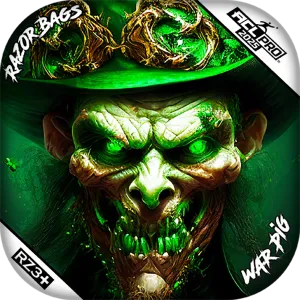 War Pig | Leprechaun Smile | ACL PRO Razor Cornhole Bags