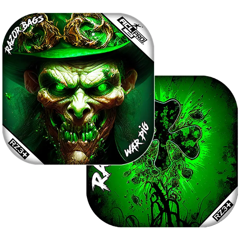 War Pig | Leprechaun Smile | ACL PRO Razor Cornhole Bags