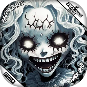 War Pig | Scary Girl | ACL PRO Razor Cornhole Bags