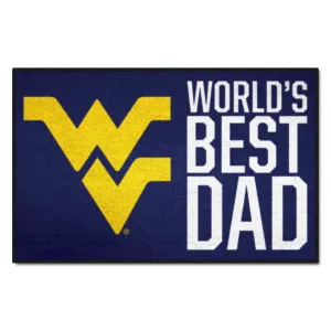 West Virginia University Starter Mat - World's Best Dad