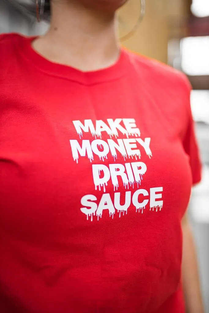 White MMDS | Red Tee