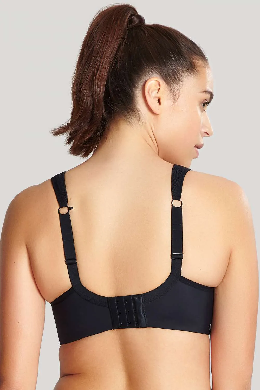 Wired Padded Sports Bra - Black