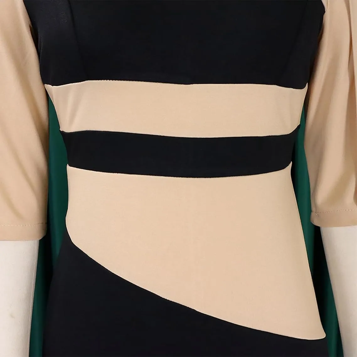 Women's Color Blocking Dress & Women Fashion Color Blocking Pencil Dress