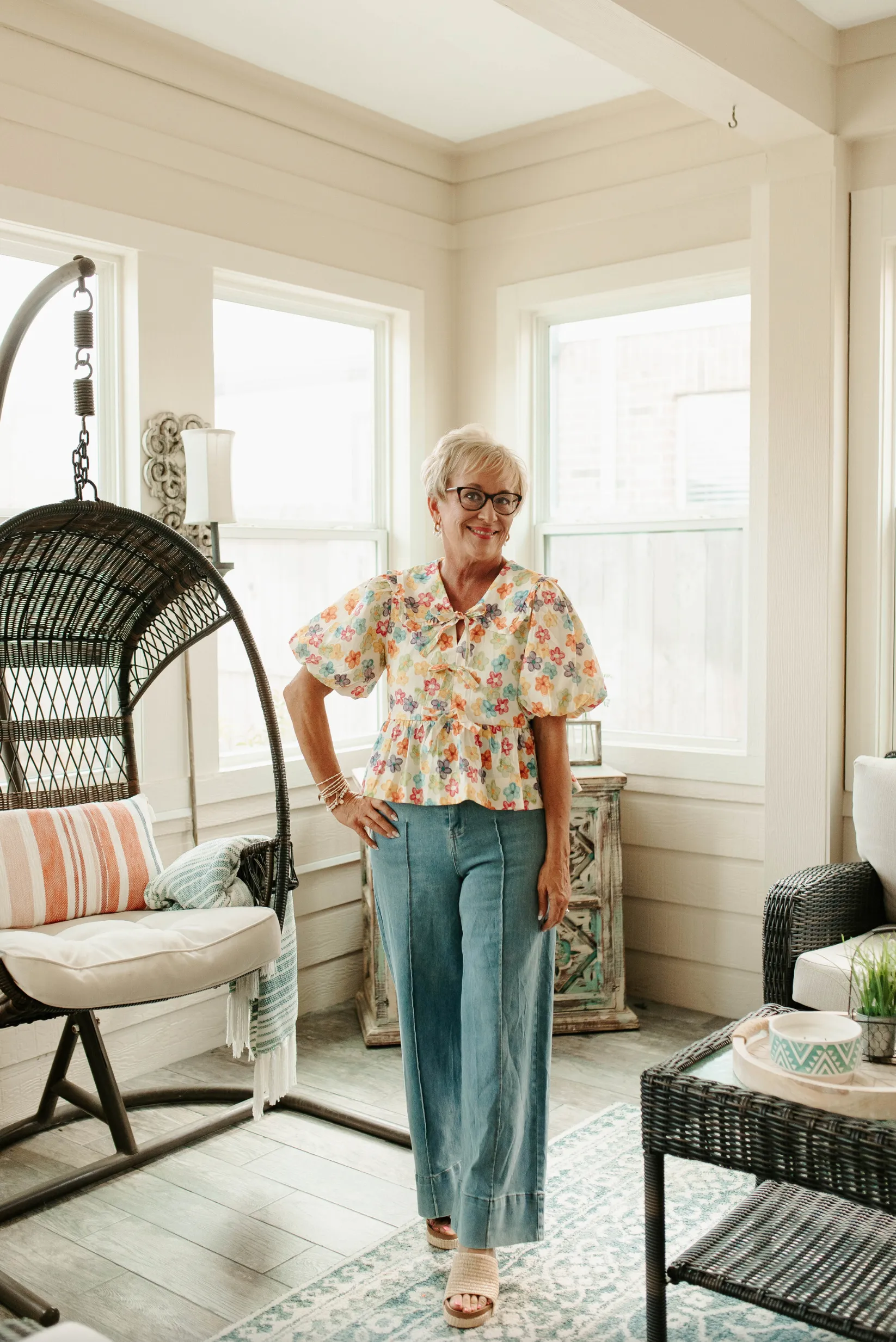 Wren Floral Top