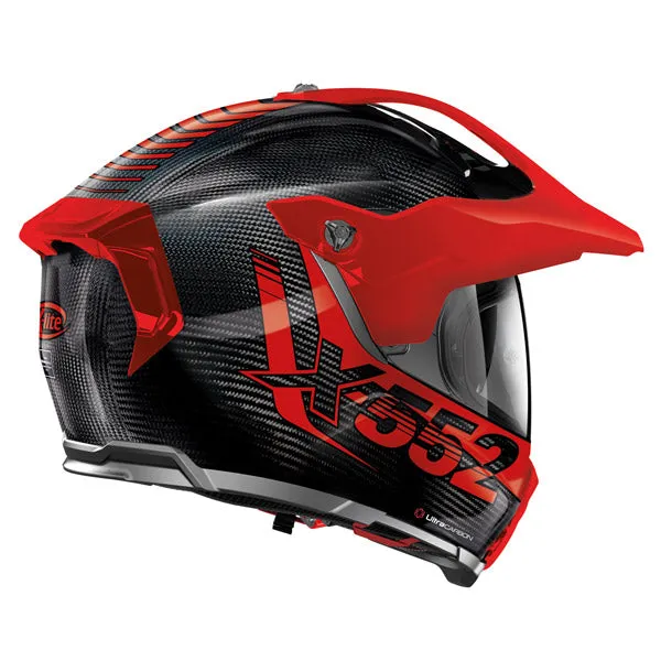 X-Lite X552 Adventure Helmet - carbon/red