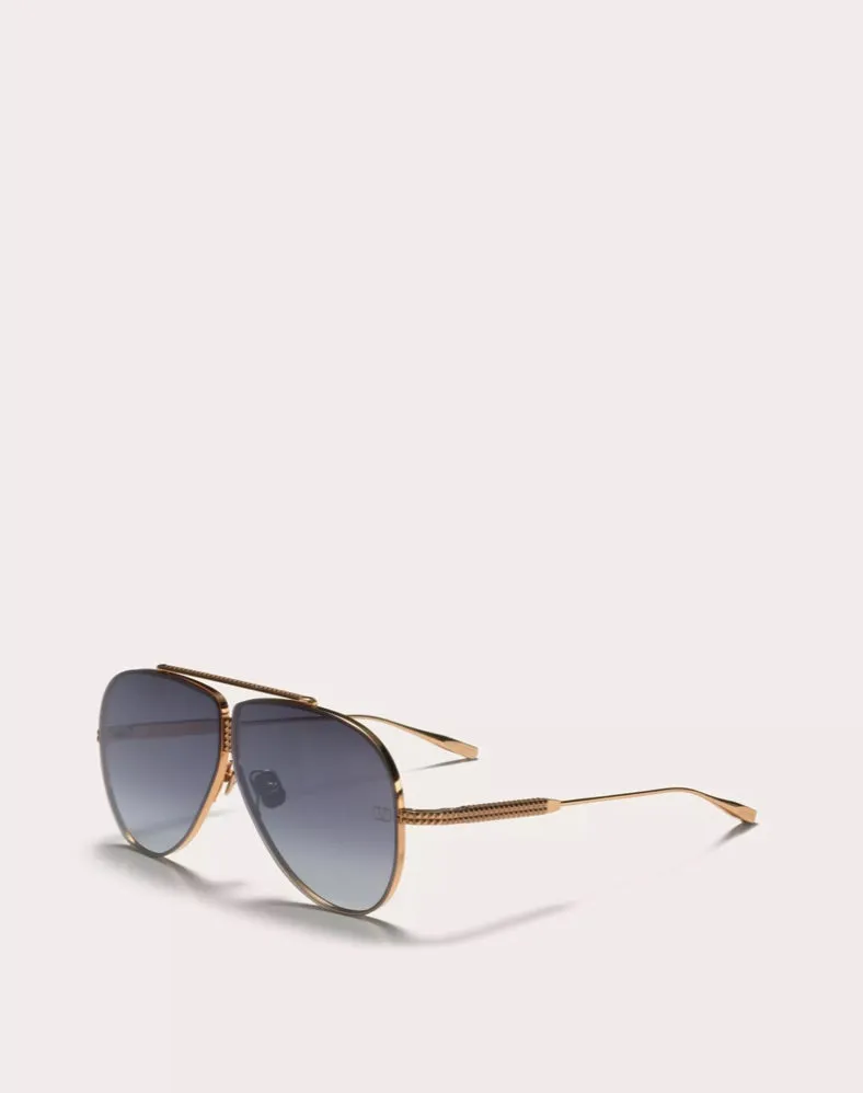 XVI-100A Rose Gold / Black to Grey Gradient