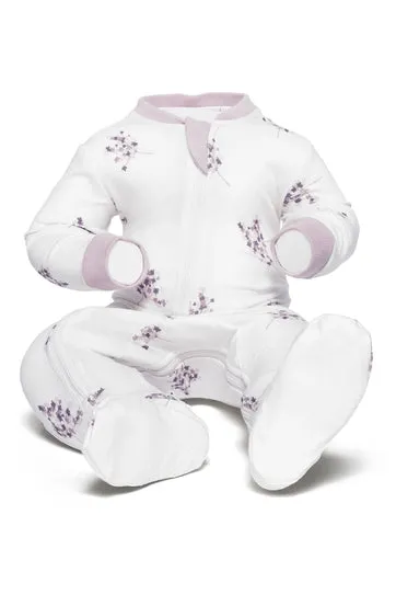 Zippyjamz - Organic Footie - Spring Blossom