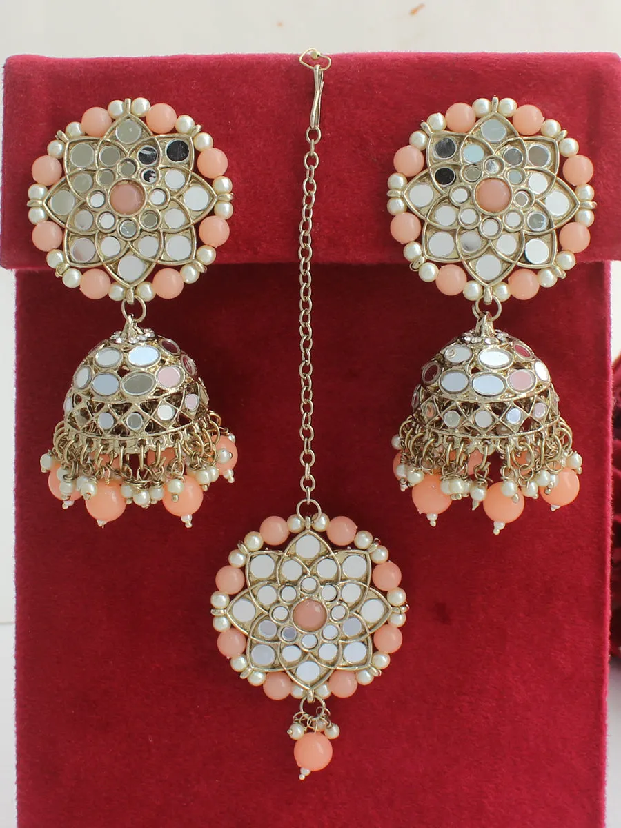 Ziya Mirror Earrings & Tikka
