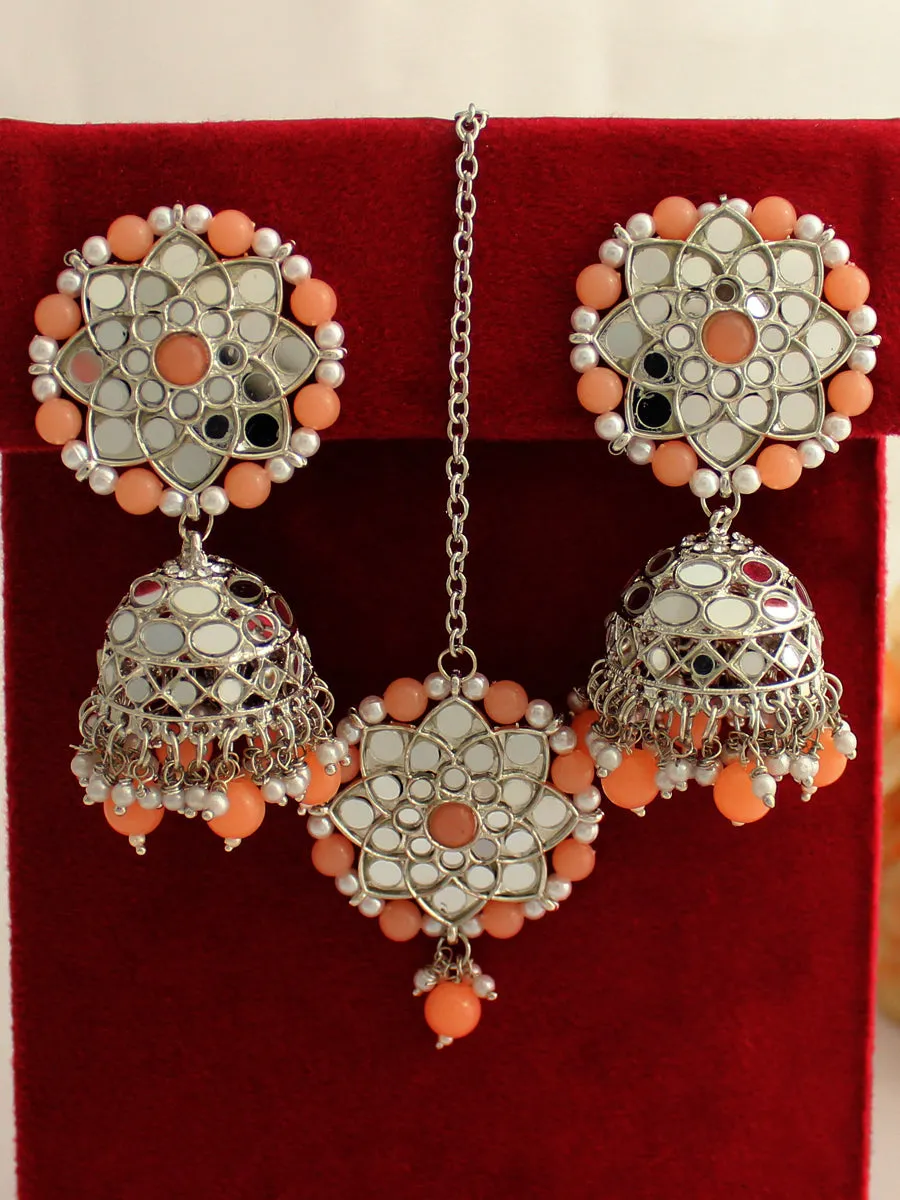 Ziya Mirror Earrings & Tikka
