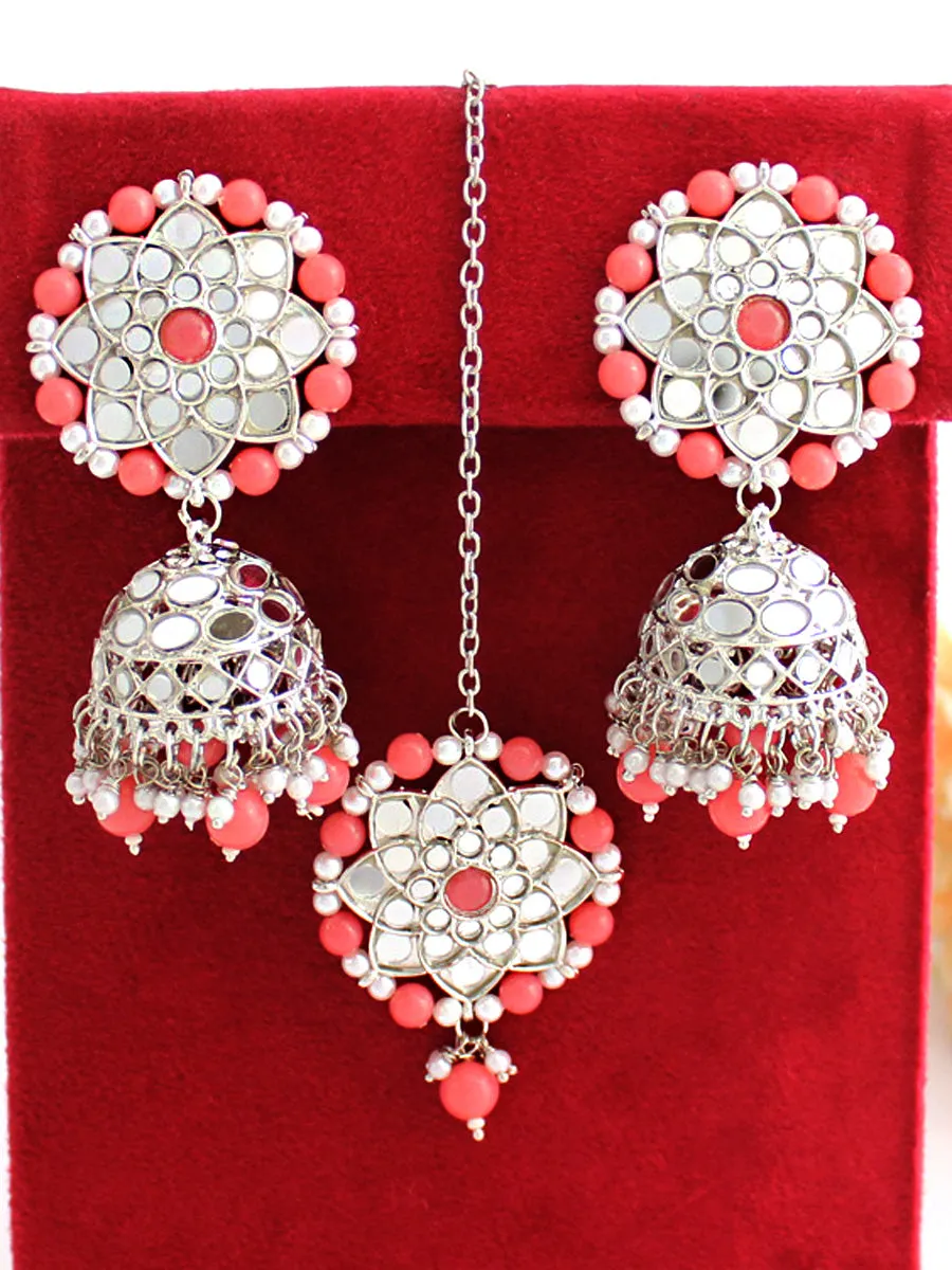 Ziya Mirror Earrings & Tikka